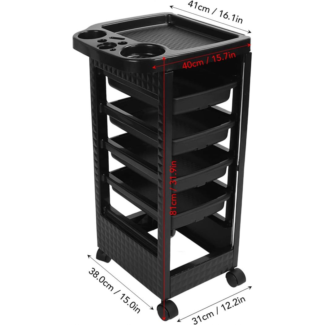 Multi Layer Stylish Salon Trolley Practical for Salon 